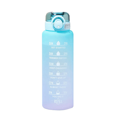 Bouteille d'eau Motivante avec Paille 9