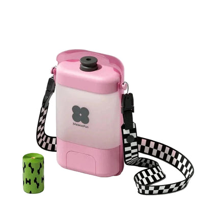 Bouteille deau portable pour chiens et chats en plastique léger - Foivo