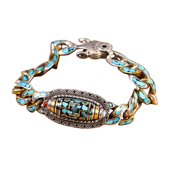 Bracelet Homme Dzi Protection Style Ethnique - Foivo