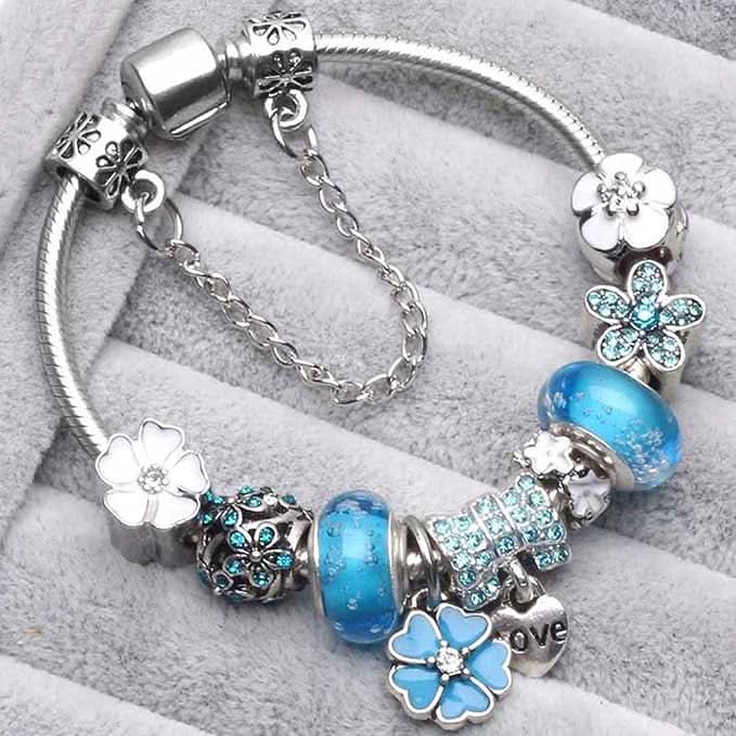 Bracelet Femme à Breloques Floral 2