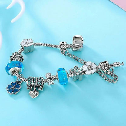 Bracelet Femme à Breloques Floral 6