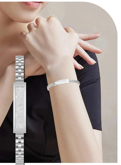 Bracelet Intelligent Femme Design Chaîne Connecté 1