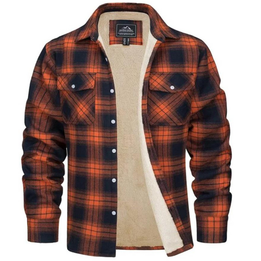 Manteau Hiver Douillet pour Homme avec Fourrure Intérieure Chaude - Foivo