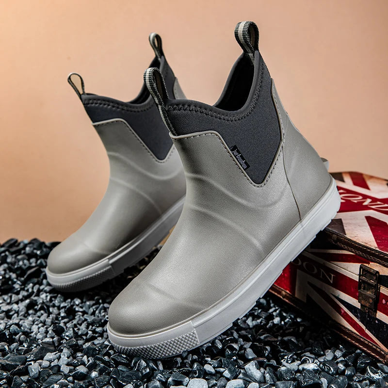 Bottes de Pluie Légères Étanches pour Femme