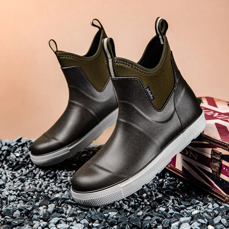 Bottes de Pluie Légères Étanches pour Femme