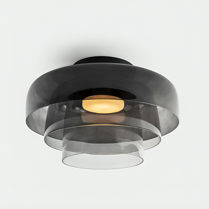 Lampe Suspendue Élégante en Verre Transparent Moderne