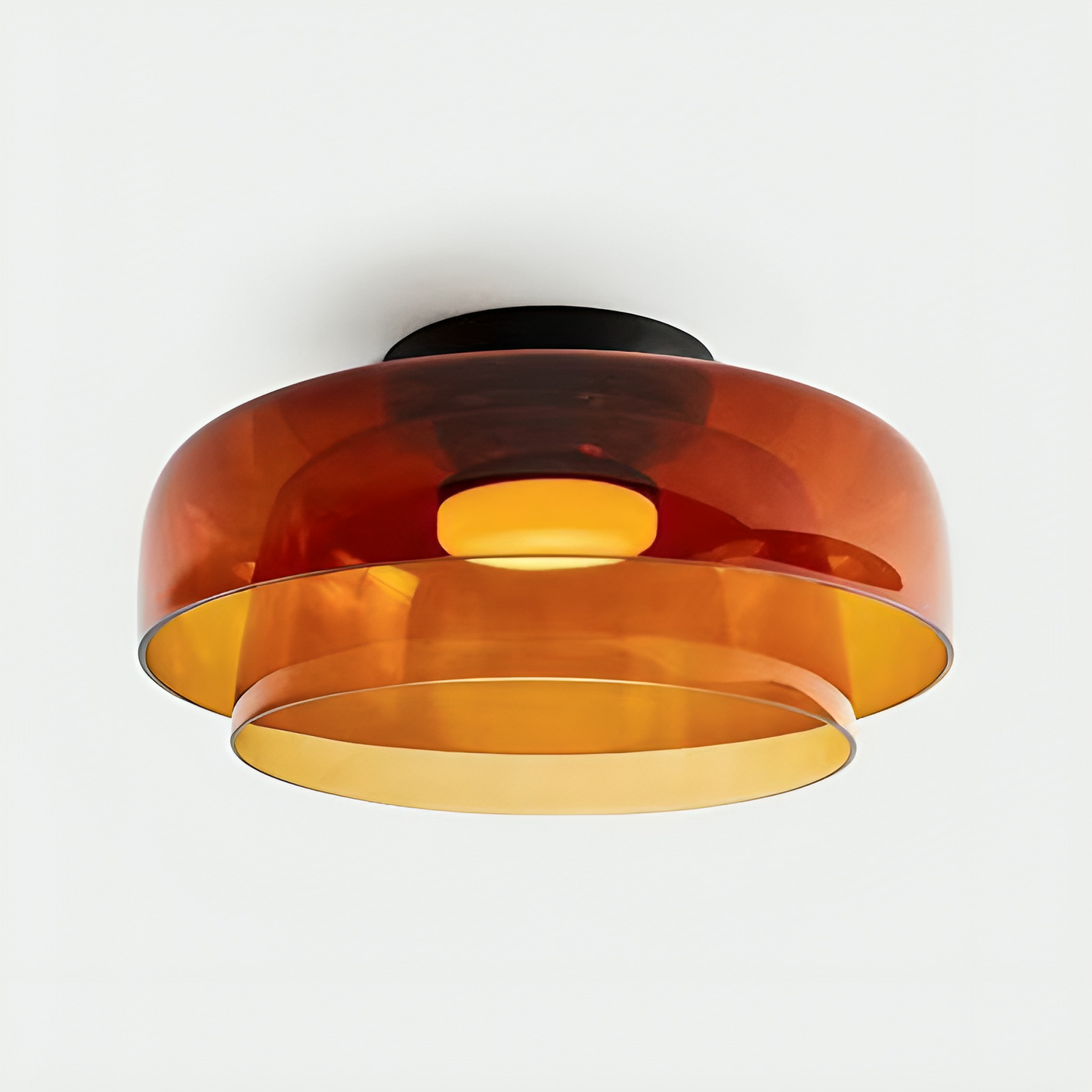 Lampe Suspendue Élégante en Verre Transparent Moderne