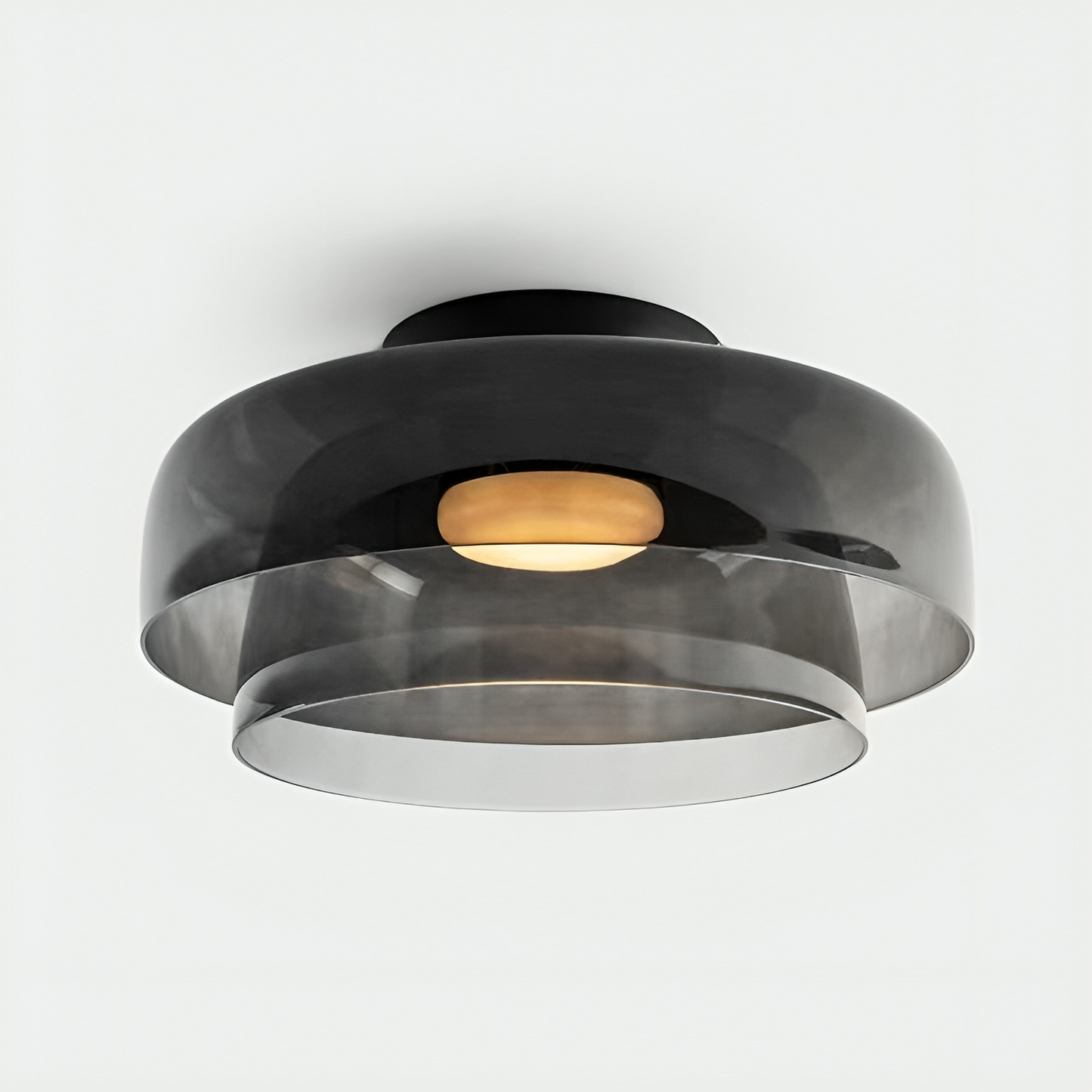 Lampe Suspendue Élégante en Verre Transparent Moderne