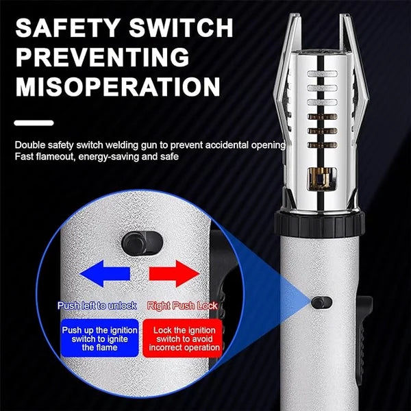 Briquet Multifonction avec Flamme Réglable 3