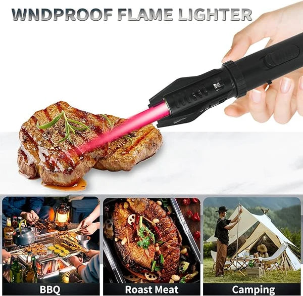 Briquet Multifonction avec Flamme Réglable 4