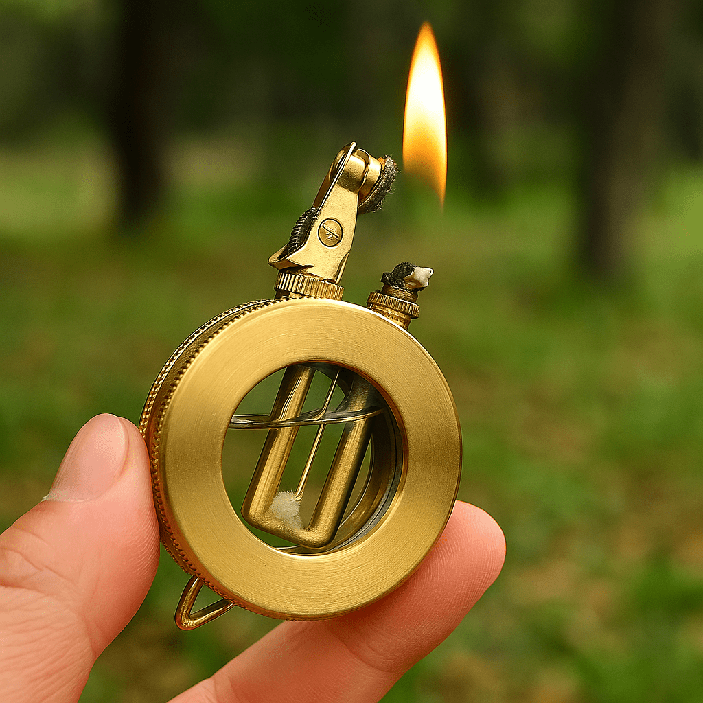 Briquet Tempête Rétro Coupe-Vent en Métal 1