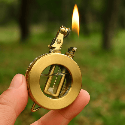 Briquet Tempête Rétro Coupe-Vent en Métal 1