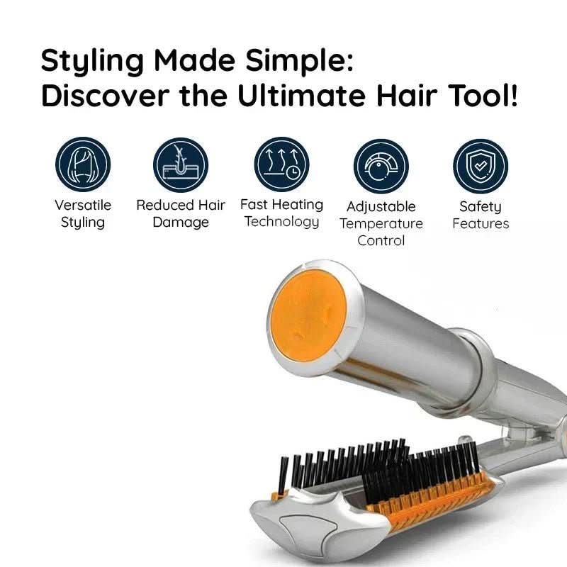 Brosse à Cheveux Rotative 2 en 1 3