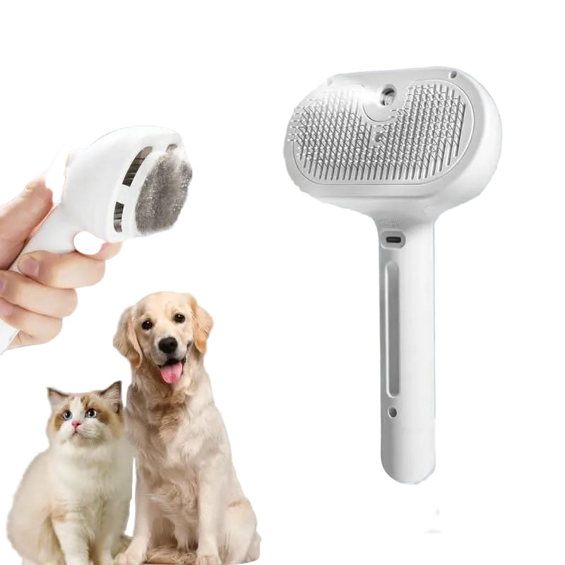 Brosse Animaux Poils Naturels Effet Massant - Foivo