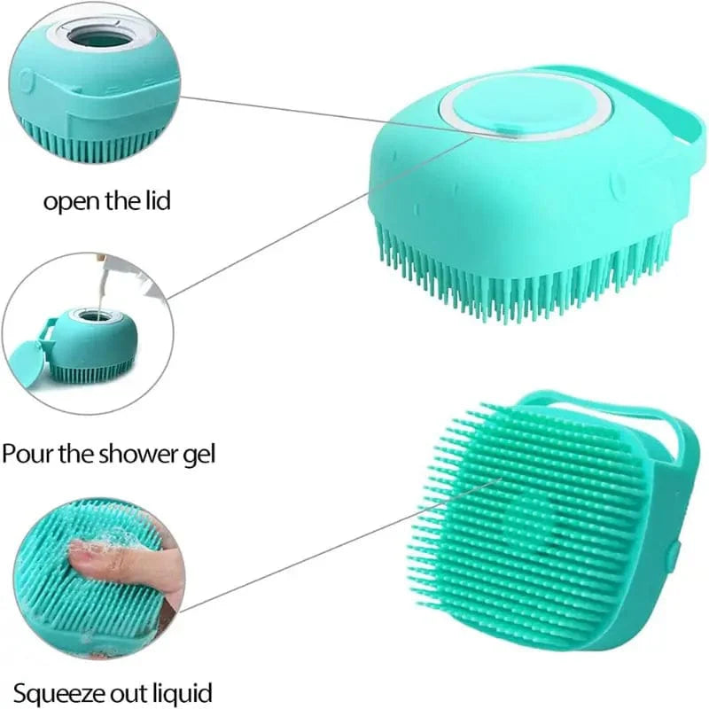Brosse de Bain Multifonctionnelle pour Animaux 4