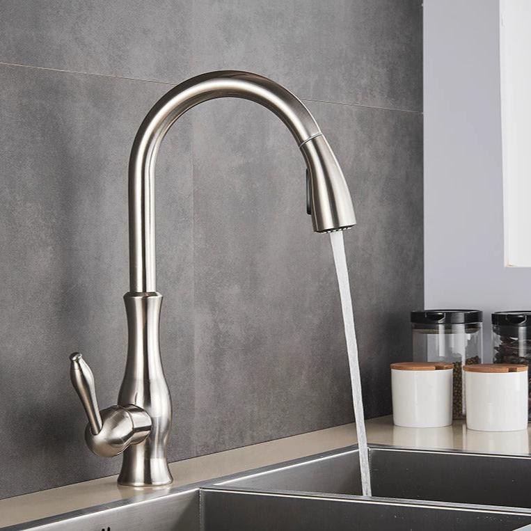Robinet de Cuisine Moderne en Inox | Élégant et Fonctionnel - Foivo