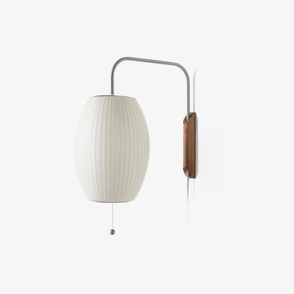 Lampe Murale Élégante en Bois et Métal Rétro