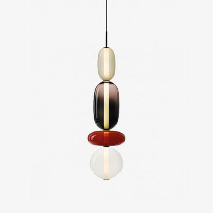 Lampe LED Suspendue en Verre Transparent