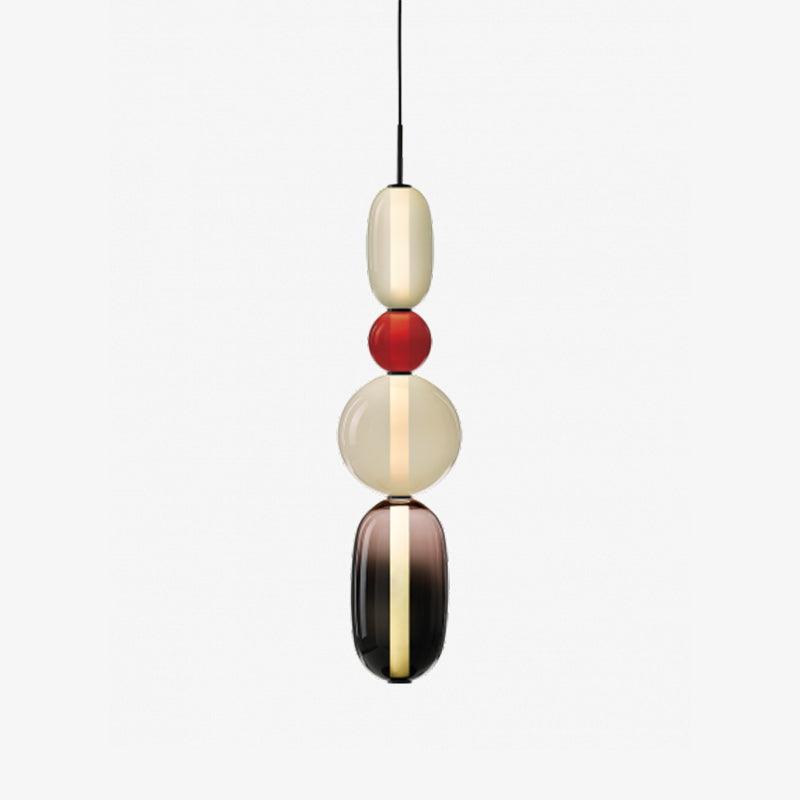 Lampe LED Suspendue en Verre Transparent