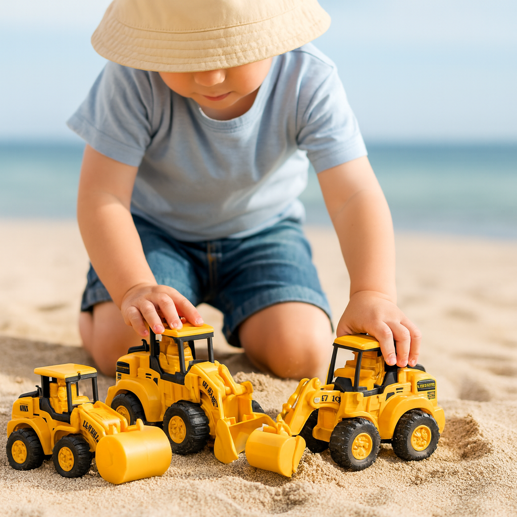 Jeux de Construction Véhicules Éducatifs pour Enfants - Foivo