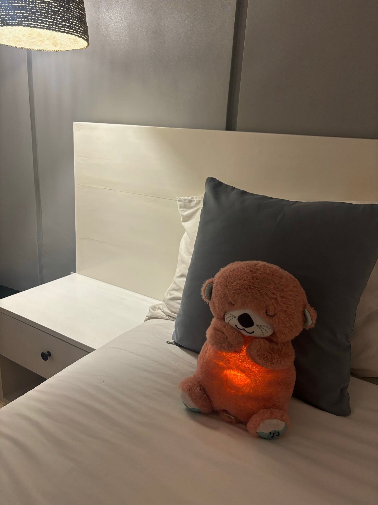 Peluche Rassurante pour Enfants - Ourson Douillet avec Musique Calmante