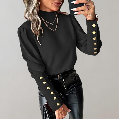 Blouse Féminine Manches Bouffantes - BlxckFR