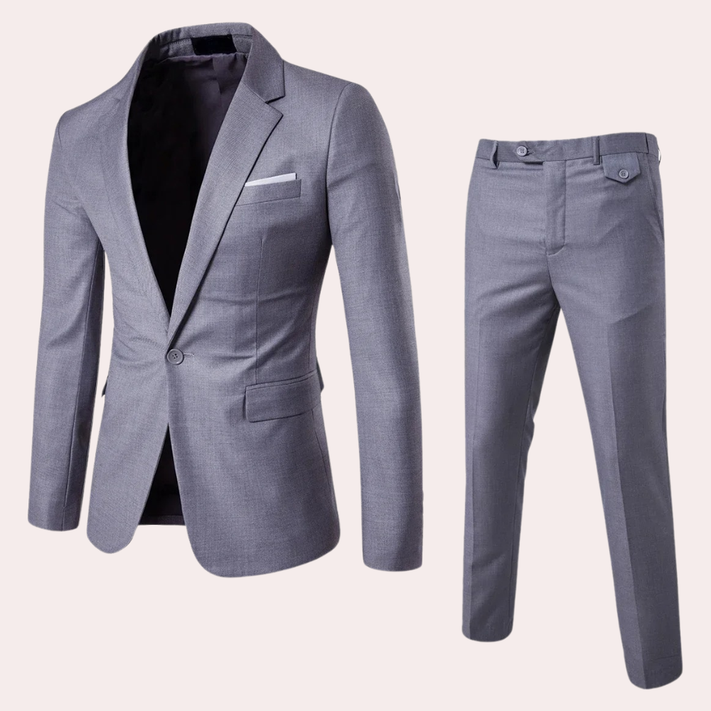 Costume Homme Été Taille Slim Chic