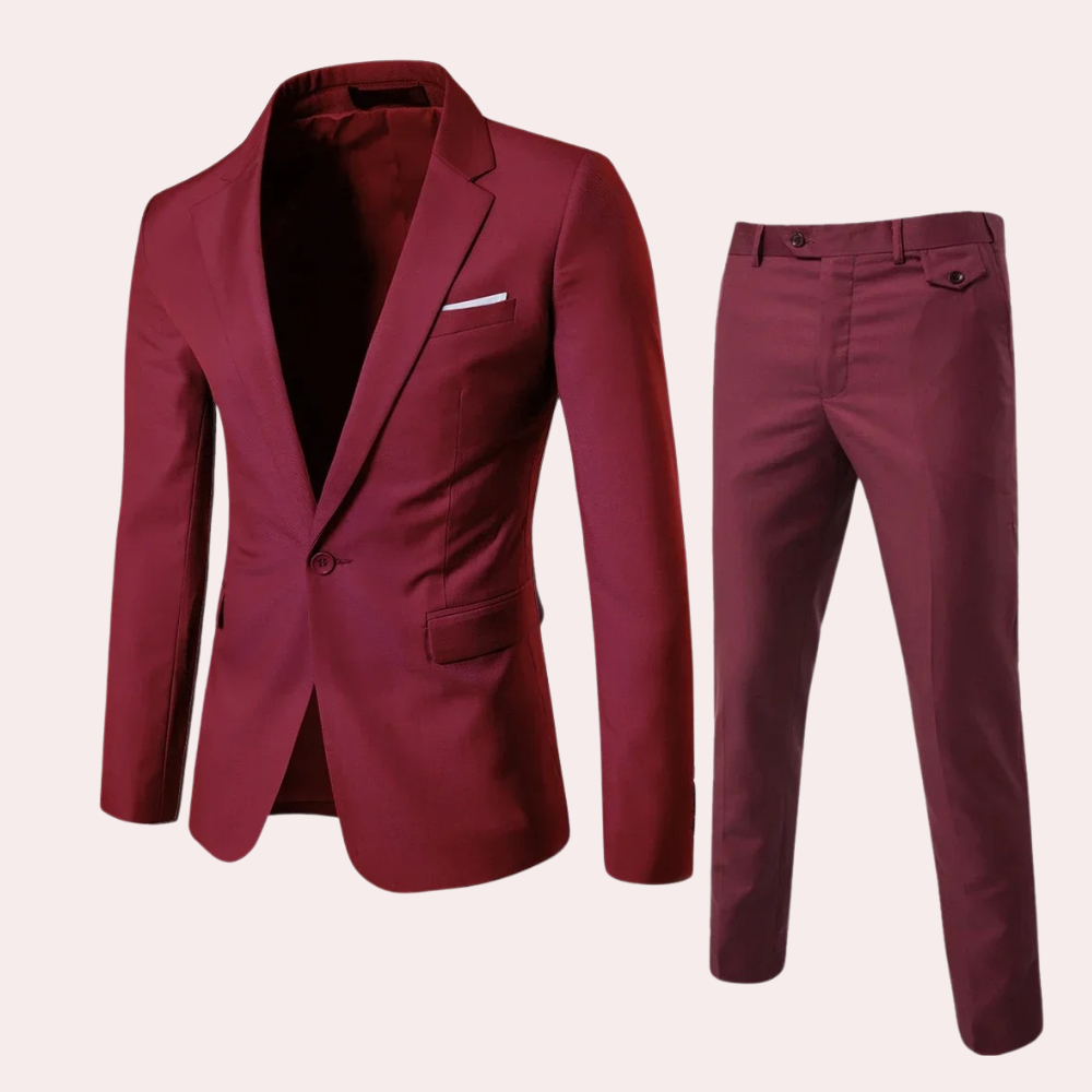 Costume Homme Été Taille Slim Chic
