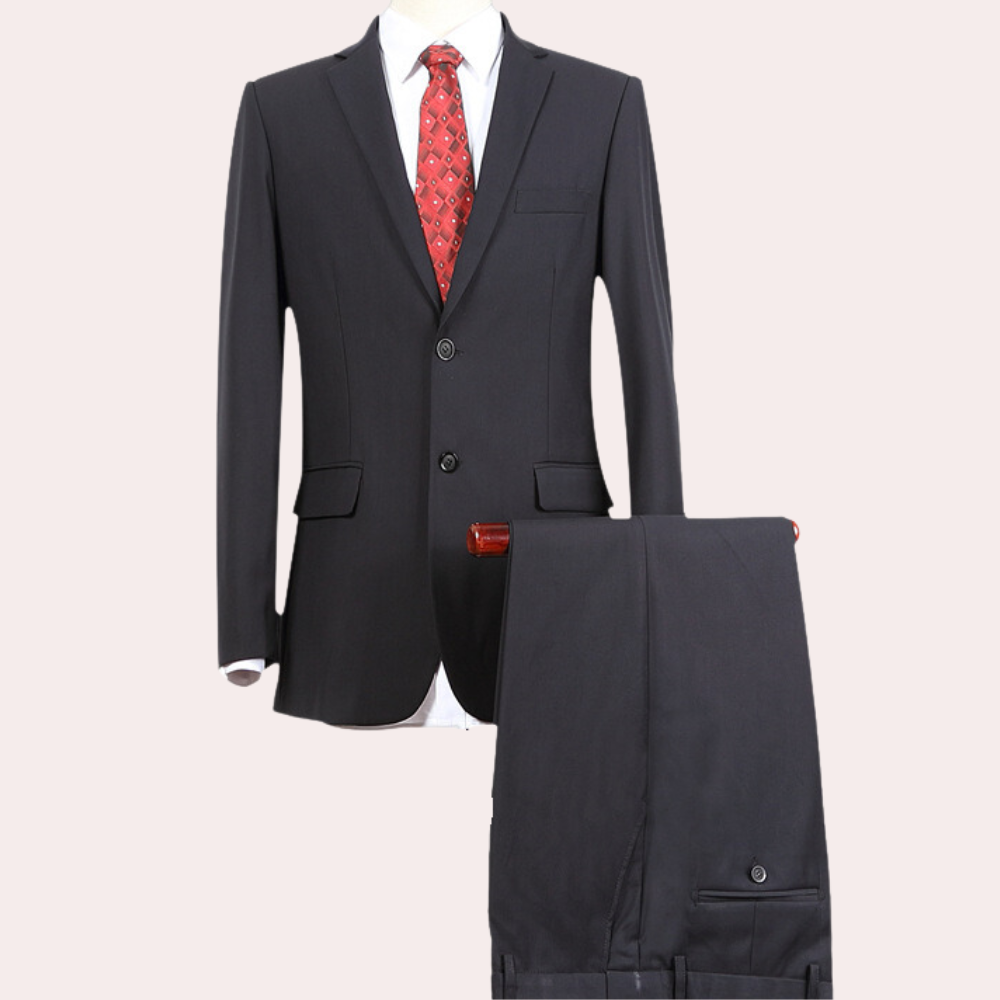 Costume 2 Pièces Homme Détendu | Tissu Léger et Polyvalent pour Toute la Vie - Foivo