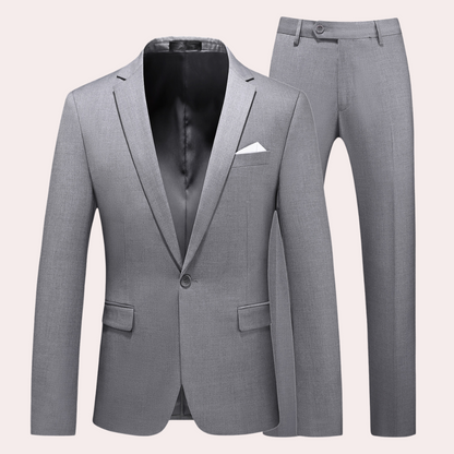 Costume 2 Pièces Élégant pour Homme | Chic et Polyvalent Été