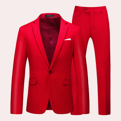 Costume 2 Pièces Élégant pour Homme | Chic et Polyvalent Été