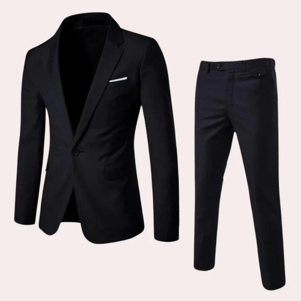 Costume Homme Classique - Veste et Pantalon Tailleur