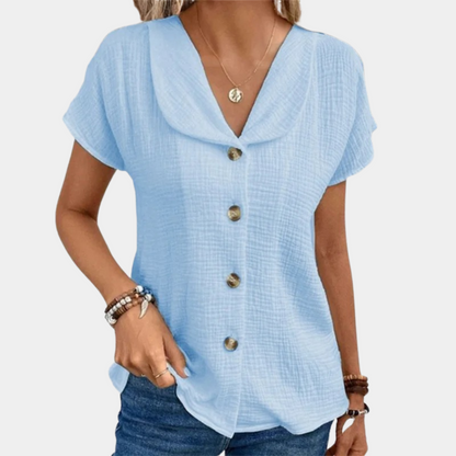Blouse Féminine Chic en Soie Douce