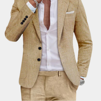 Daniel | Prestigious Unlined Heritage Linen Suit
