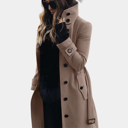 Manteau Classique Ceinturé Élégant - BlxckFR