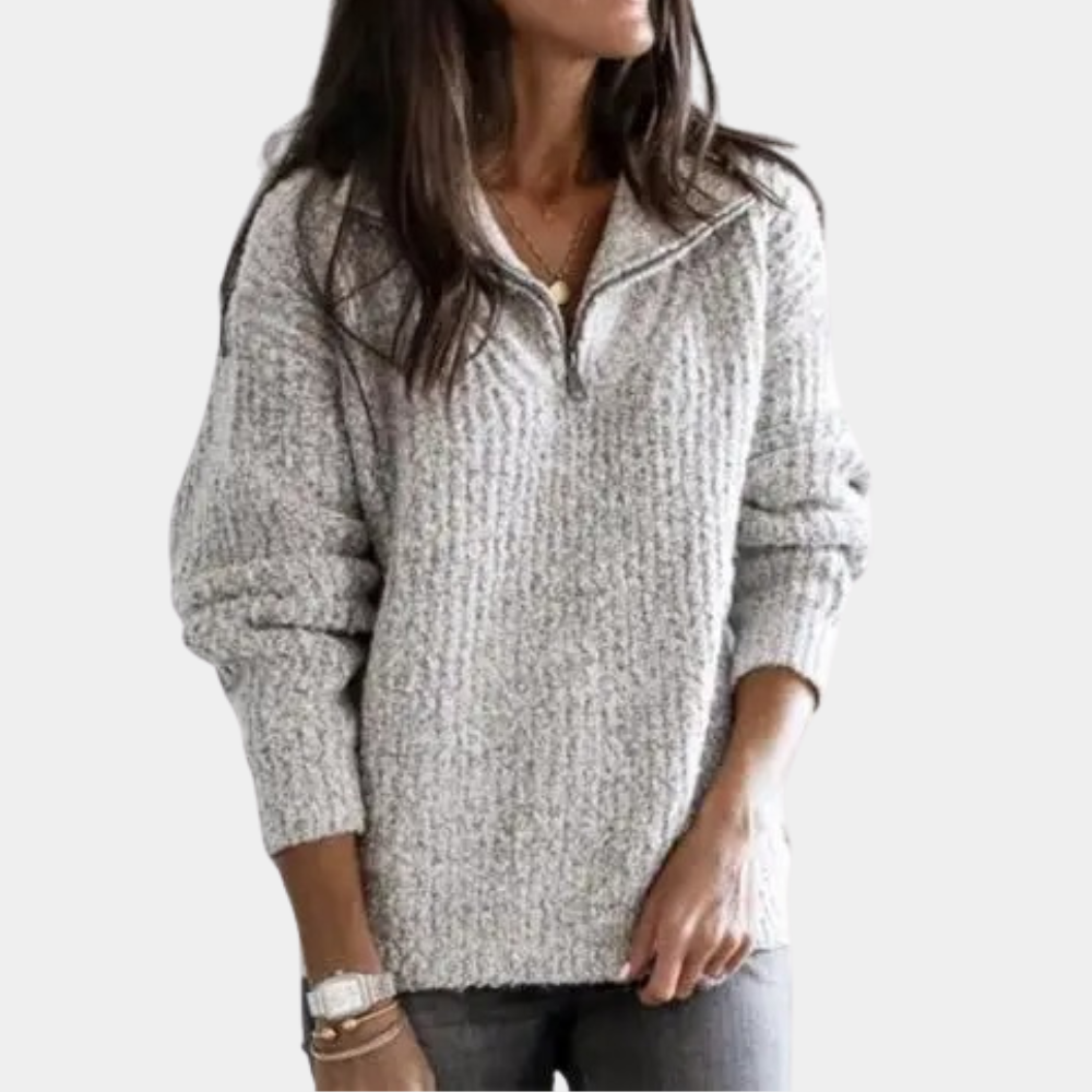 Pull Col Rond Douillet Hiver
