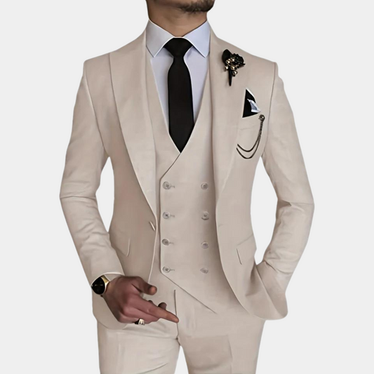 Costume 3 Pièces Chic pour Hommes | Tenue de Mariage Classique - Foivo