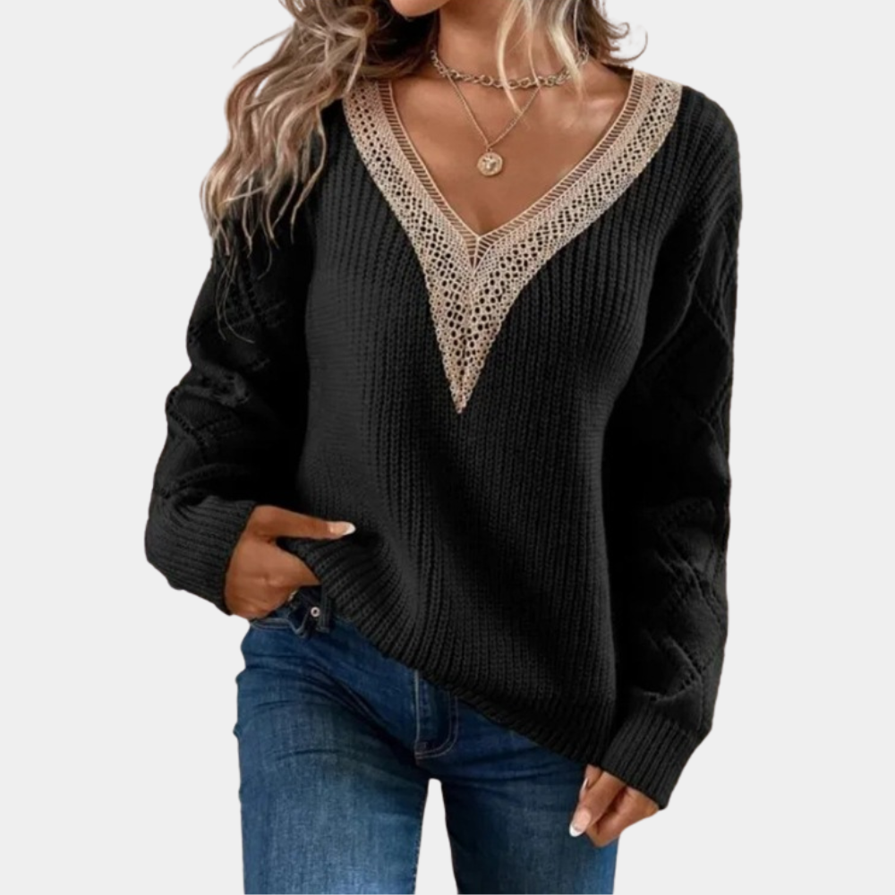 Pull à Manches Longues Féminin et Chic pour Femme