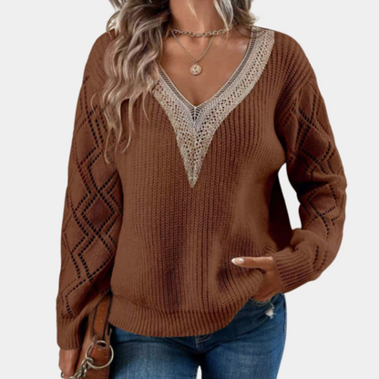 Pull à Manches Longues Féminin et Chic pour Femme