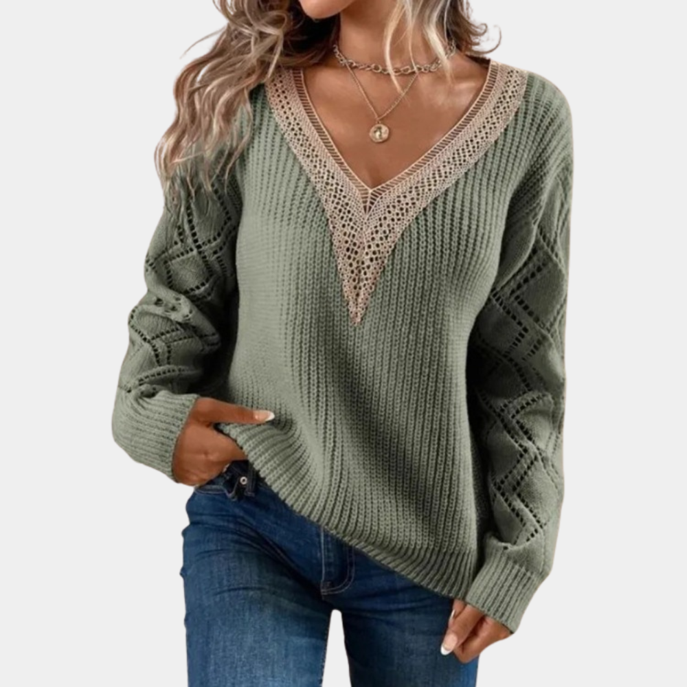 Pull à Manches Longues Féminin et Chic pour Femme