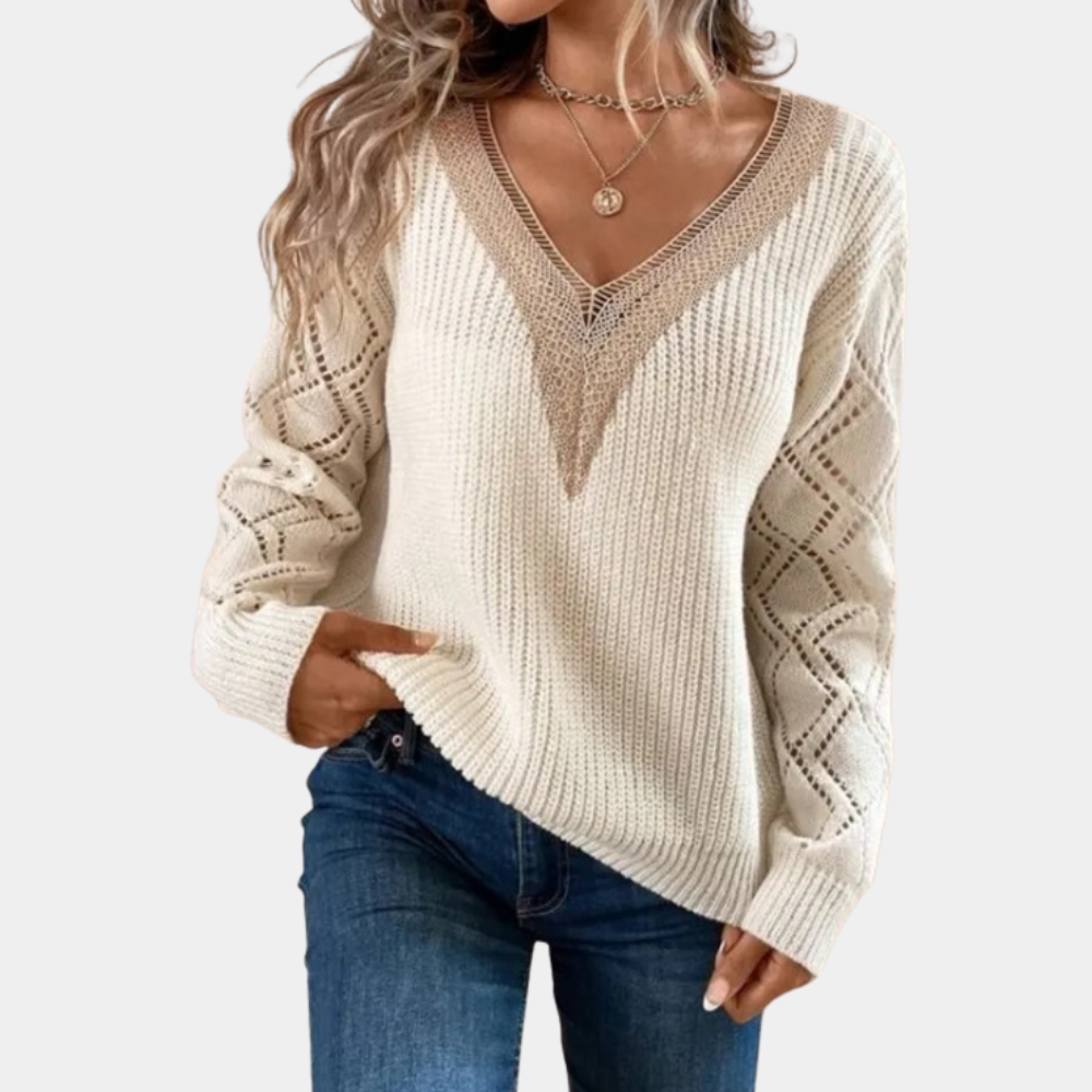Pull à Manches Longues Féminin et Chic pour Femme - Foivo