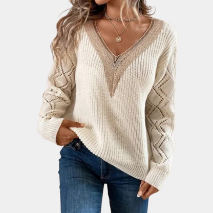 Pull à Manches Longues Féminin et Chic pour Femme - Foivo