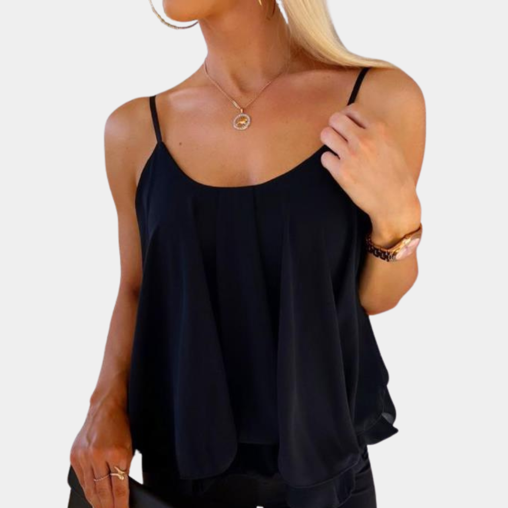 Débardeur Élégant en Chiffon | Léger et Chic pour l'Été