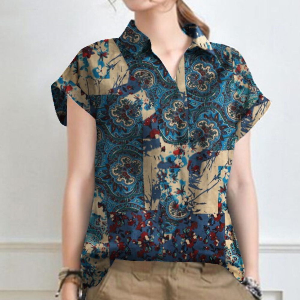 Chemise Estivale Légère à Fleurs pour Femmes - Foivo