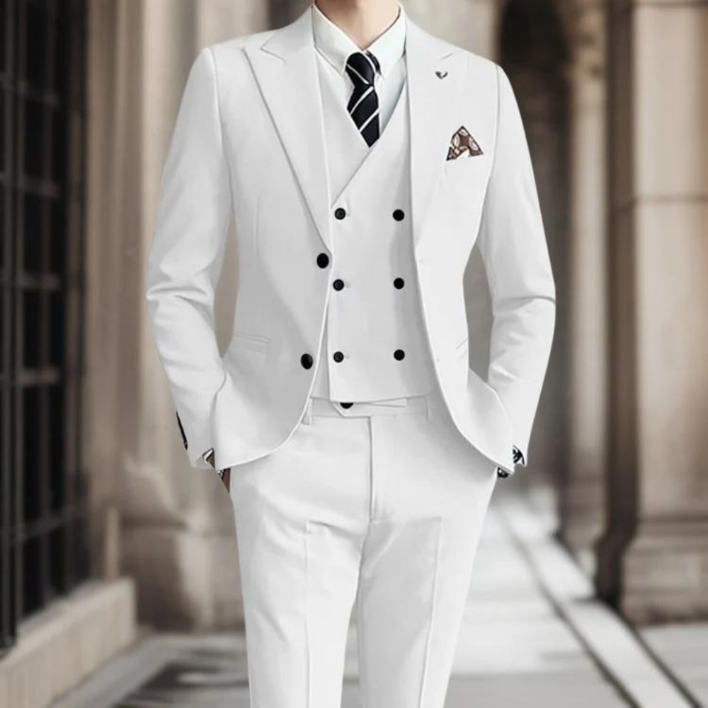 Lucas | Prestigious Sleek Fit Pima Cotton Attire