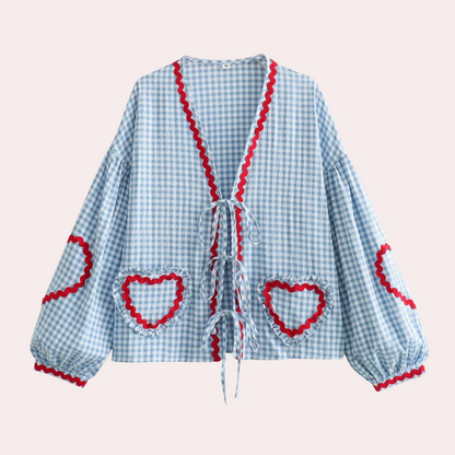 Blouse Féminine en Nylon Douce pour Femme | Chic et Polyvalente pour Tous Les Jours