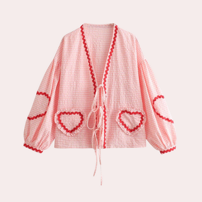 Blouse Féminine en Nylon Douce pour Femme | Chic et Polyvalente pour Tous Les Jours - Foivo
