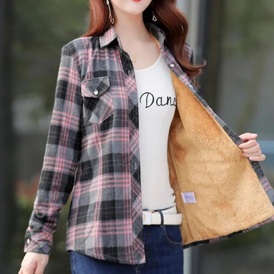 Chemise Coton Flanelle Chic pour Femme - Foivo