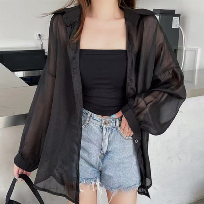 Chemise Chic en Coton Doux à Manches Longues