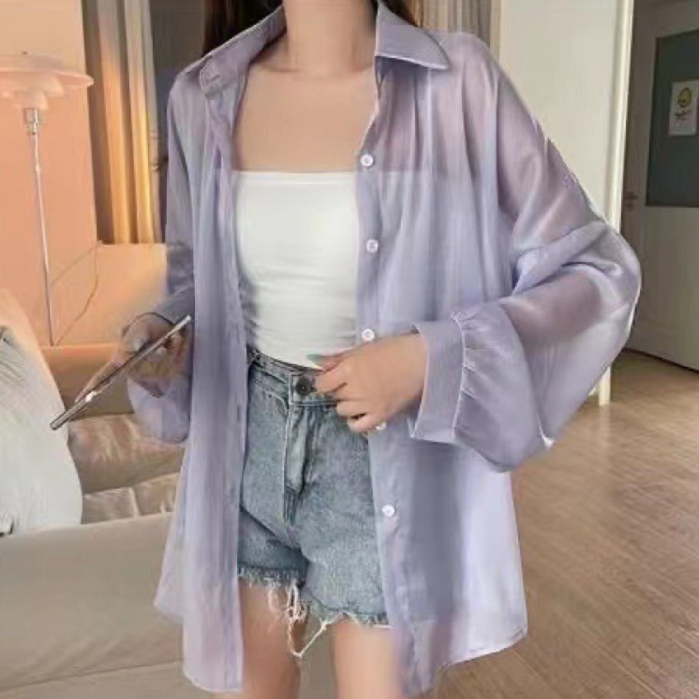 Chemise Chic en Coton Doux à Manches Longues